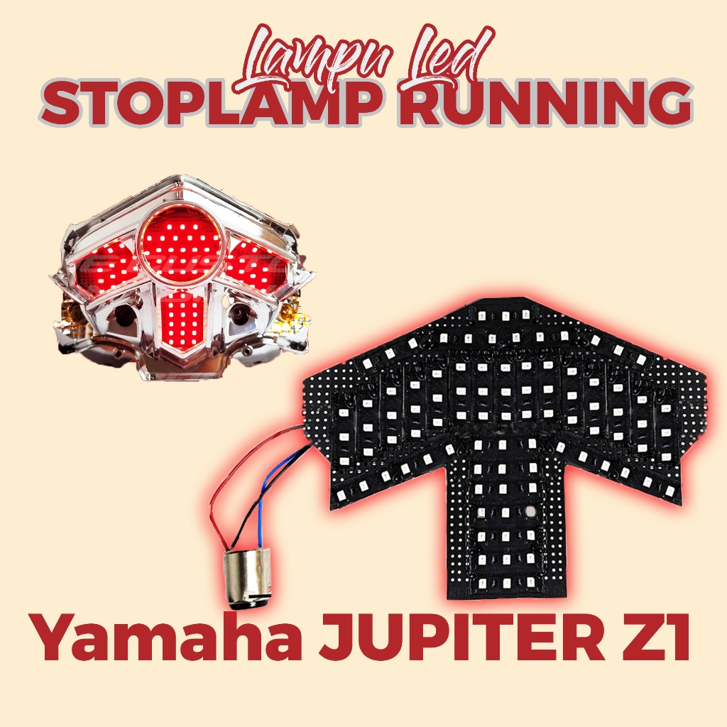 LAMPU STOPLAMP RUNNING RGB JUPITER Z1 ROBOT LAMPU REM BELAKANG VARIASI