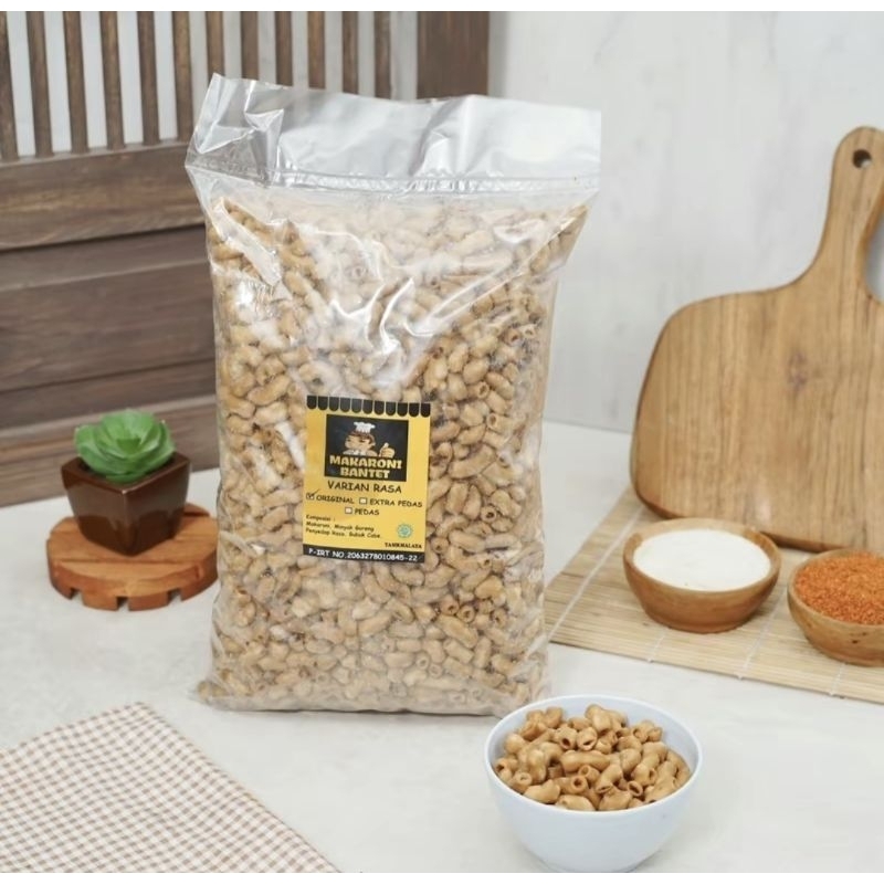

1 Kg Makaroni Bantet/Kriwil Cap Koki Food