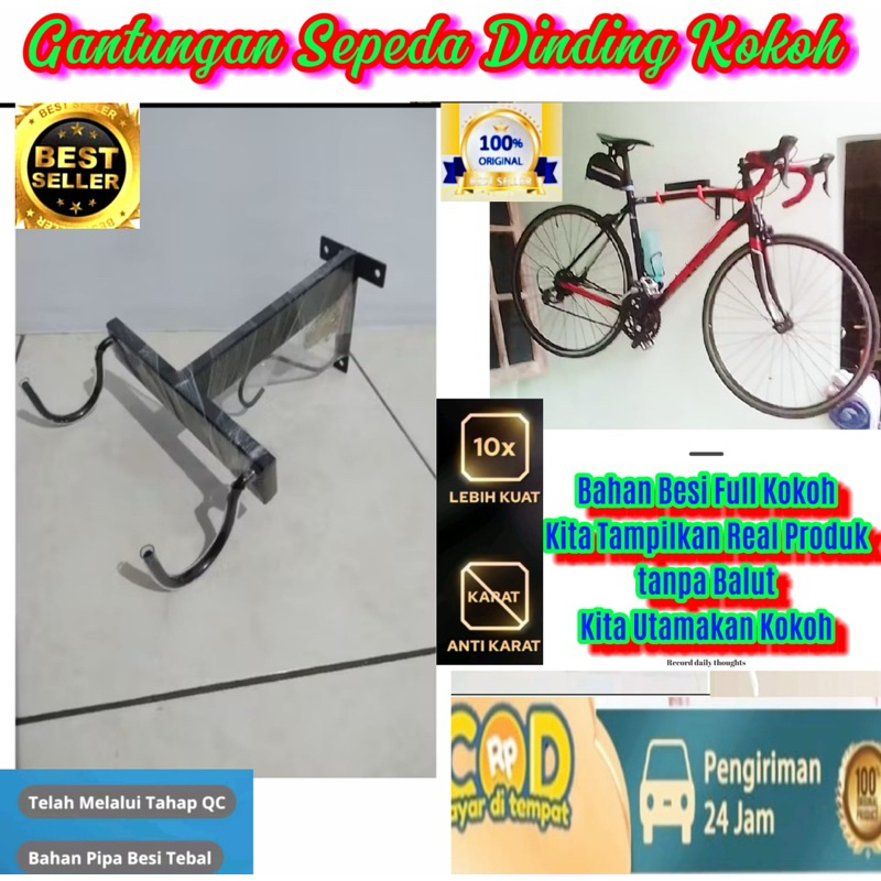 Gantungan Sepeda Dinding Murah/Hanger Bike Tempat Gantung SepedaTerlaris