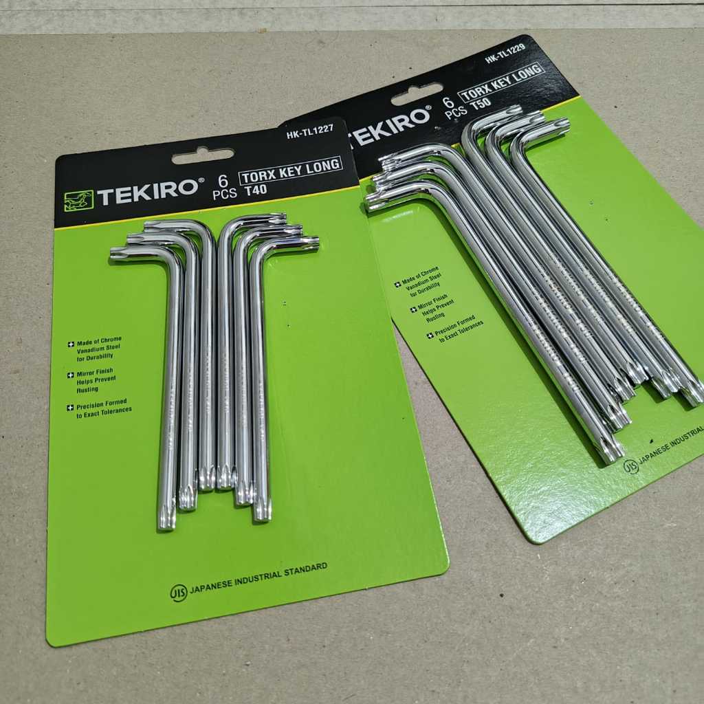 Kunci L bintang T40 & T50 Tekiro - kunci L Cakram Honda - Yamaha - Kunci Kepler