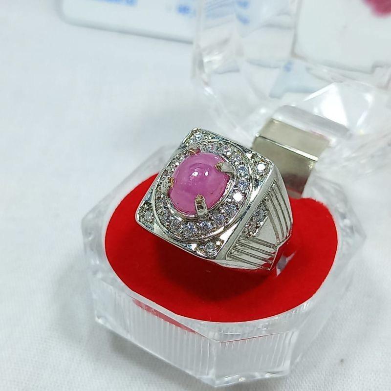 Promo Guys Batu Ruby Star Asli Natural lengkap dengan sertifikat