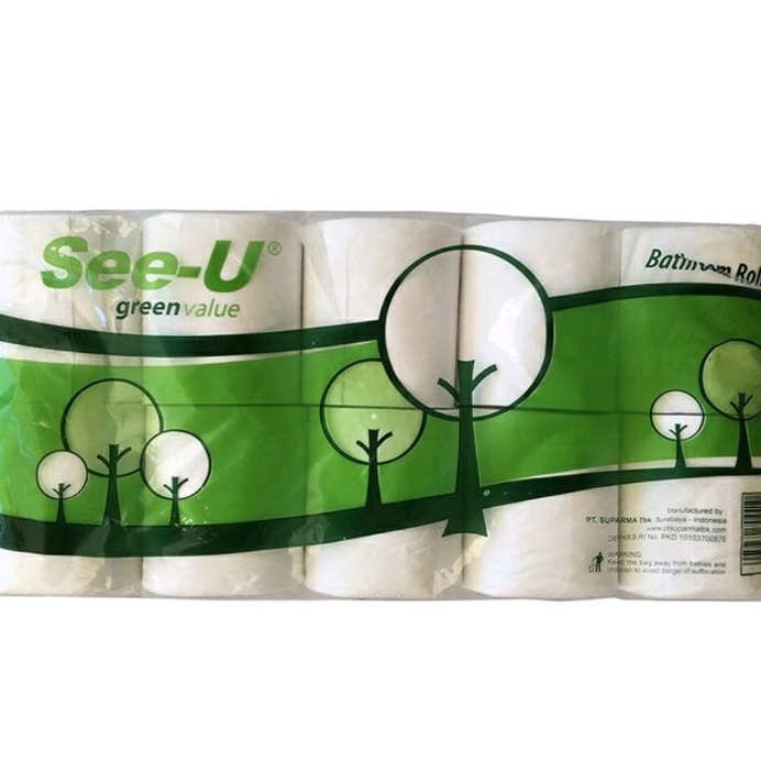 Cepat tisu toilet see u roll tissue toilet bathroom core see u  tissue toilet see u