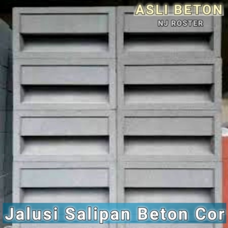ROSTER JALUSI BETON COR, JALUSI SALIPAN BETON, JALUSI COR, ROSTER JALUSI ANTI TAMPIAS, roster anti t