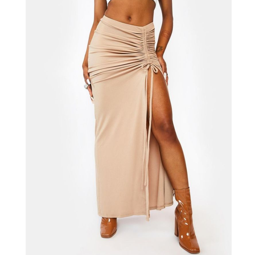 Rok Serut Belah Samping | Rok Serut Sexy | Rok Serut Panjang