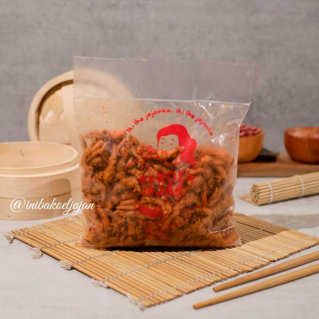 

Keripik Usus Pedas Daun Jeruk 250gr 500gr 1kg Bakoel Jajan