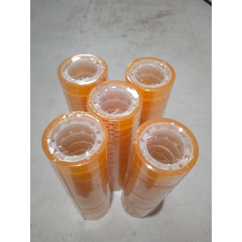 

5 Slop 60pcs Solasi Bening Lakban kado Lakban Kecil Tebal & Kecil Tipis