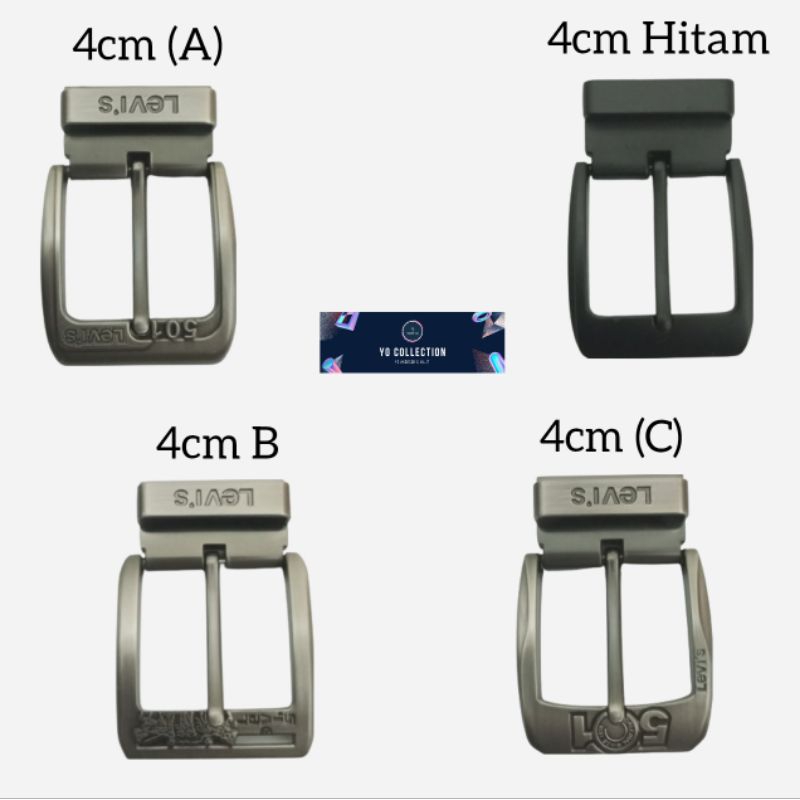 kepala ikat pinggang jepit / kepala gesper jepit / kepala sabuk jepit