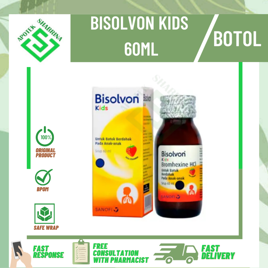 BISOLVON KIDS 60ML / PENGENCER DAHAK ANAK