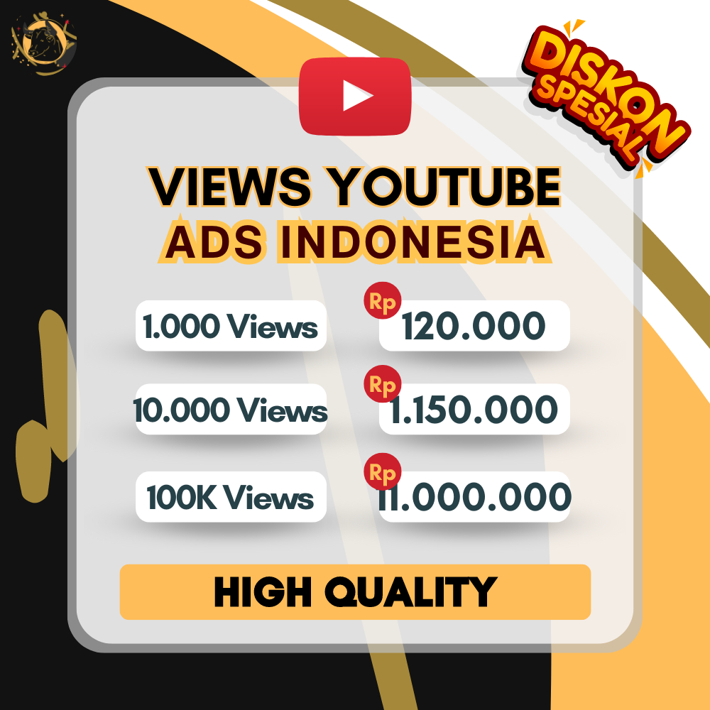 VIEWS YOUTUBE INDONESIA IKLAN 100% DIJAMIN NO DROP BANYAK INTERAKSI