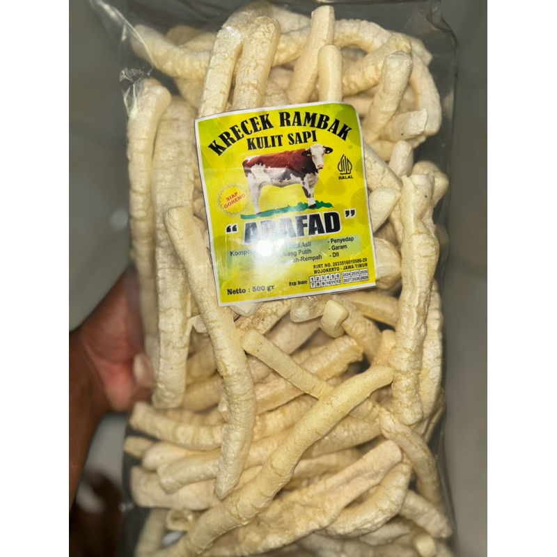 

kerupuk Rambak stick kulit sapi ASLI