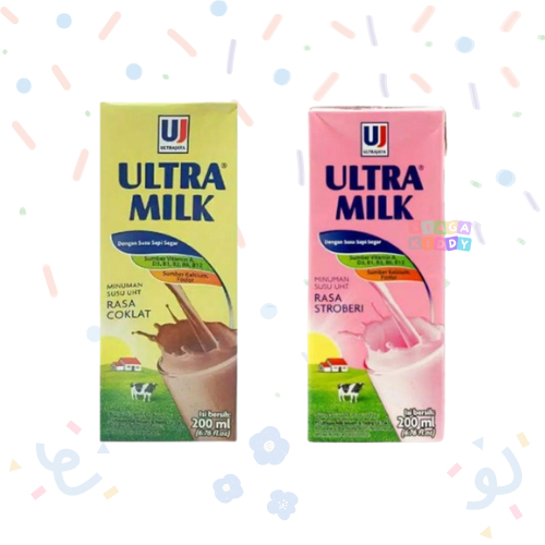 

SUSU ULTRA MILK UHT 200 ML COKLAT STRAWBERRY