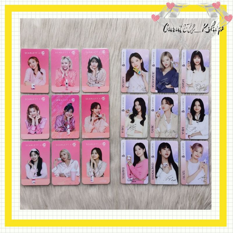 PHOTOCARD SCARLETT X TWICE