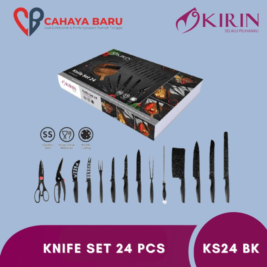 KIRIN KNIFE SET 24 KS24 BK