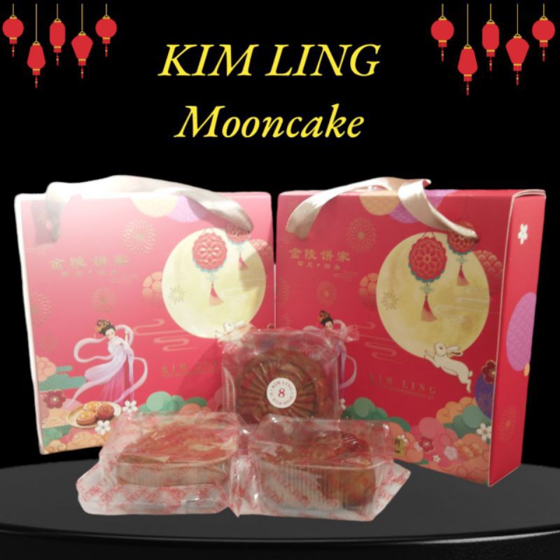 

Mooncake KIM LING / Kue Bulan KIMLING / Chung Chiu Pia 1 box isi 4pcs