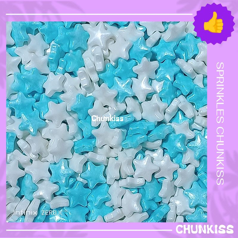 

SPRINKLE HIASAN KUE TEMA BINTANG 2 WARNA