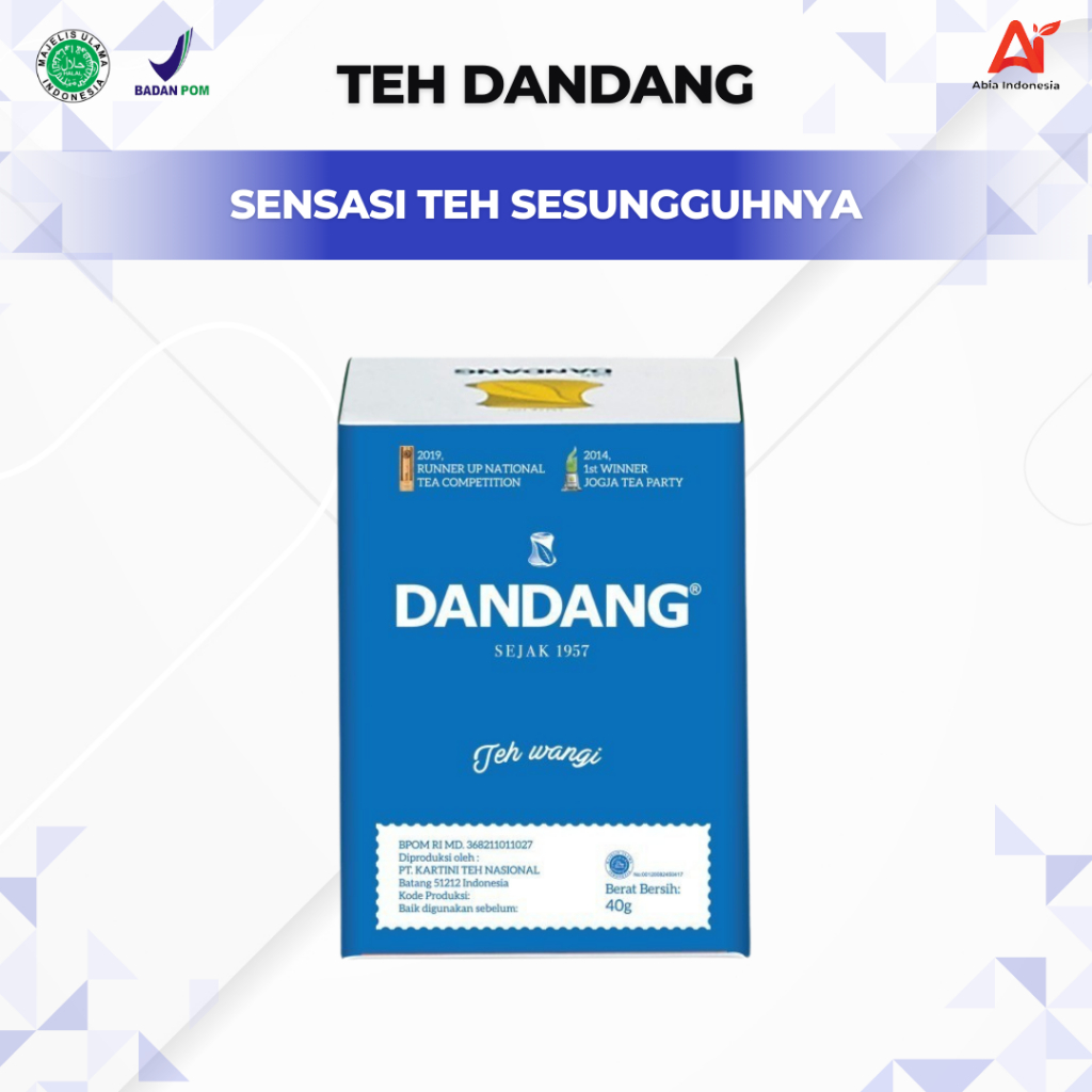 

Teh Dandang Biru 40gr Teh Cap Dandang Biru Teh Tubruk 1 slop isi 10 box 40gr