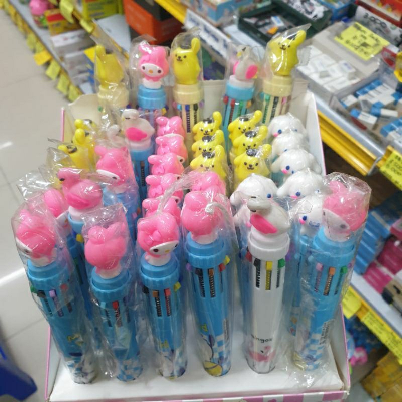 

BOLPEN GEL FANCY 10WARNA + BONEKA