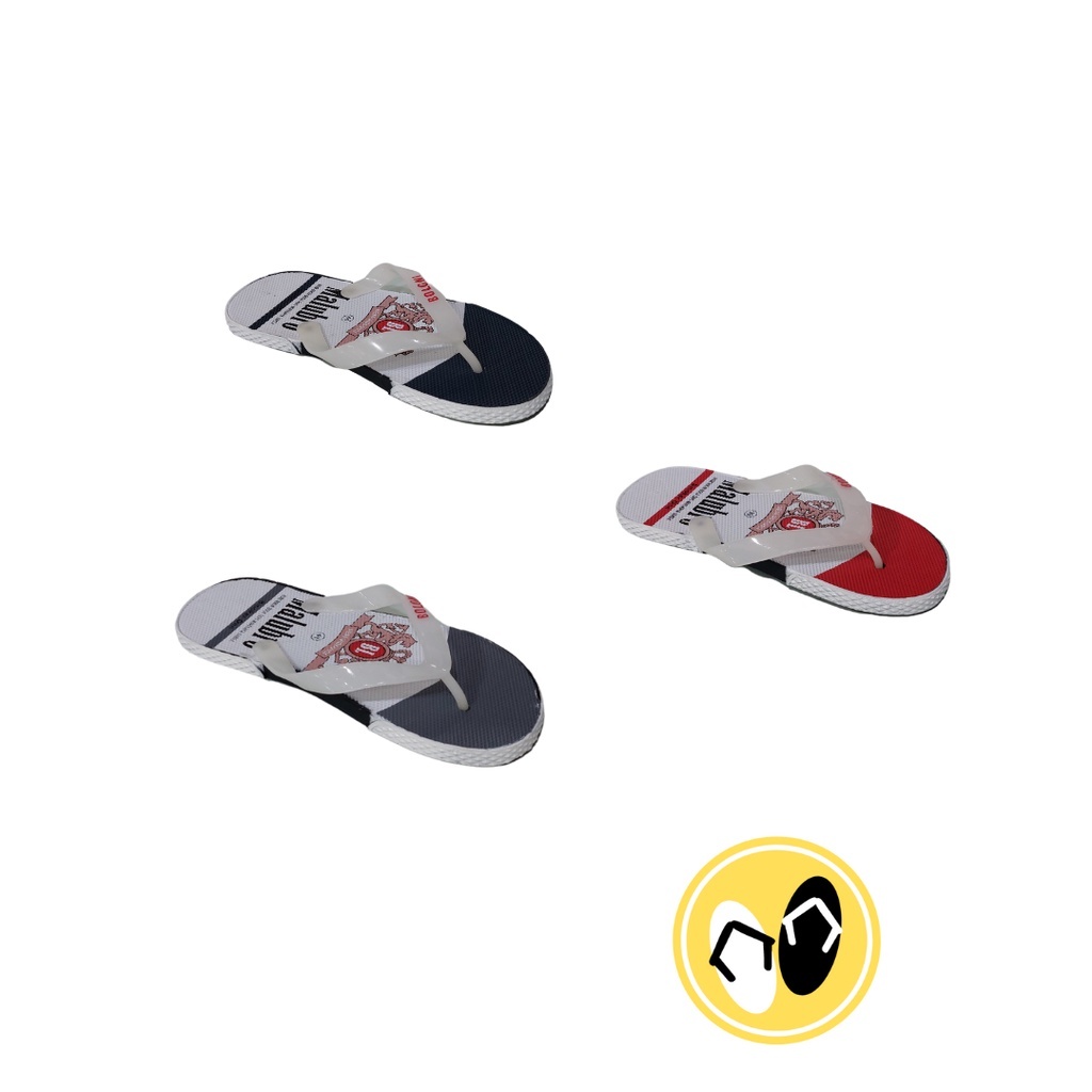Ecer Sandal Jepit Pria Pearl Sun Swallow Spike Legian /Boloni Malubro Seri / Sendal Jepit karet Pria