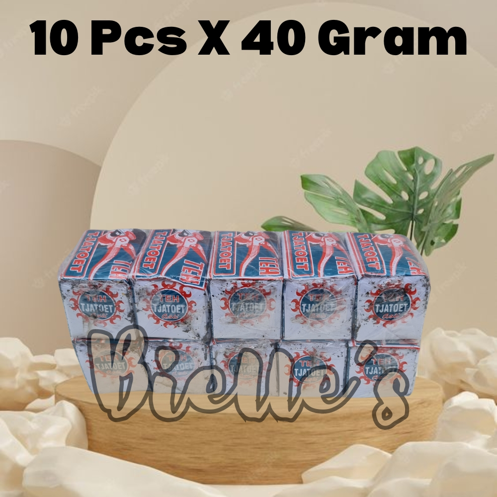 

10 Pcs X 40 Gram - Teh Tjatoet Biru 10 Pcs x 40Gram - SLOP SLAWI TEGAL - Teh Catut Premium Jasmine Tea Bubuk - SLOP - Teh Melati Awur Tubruk 40 gr 40gr 40 gram - Tjatut - 2Tang 2 Tang