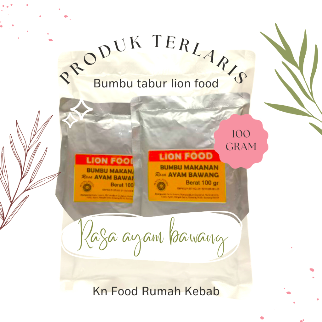 

Bumbu Tabur Lion Food ANIS FOOD 100gr