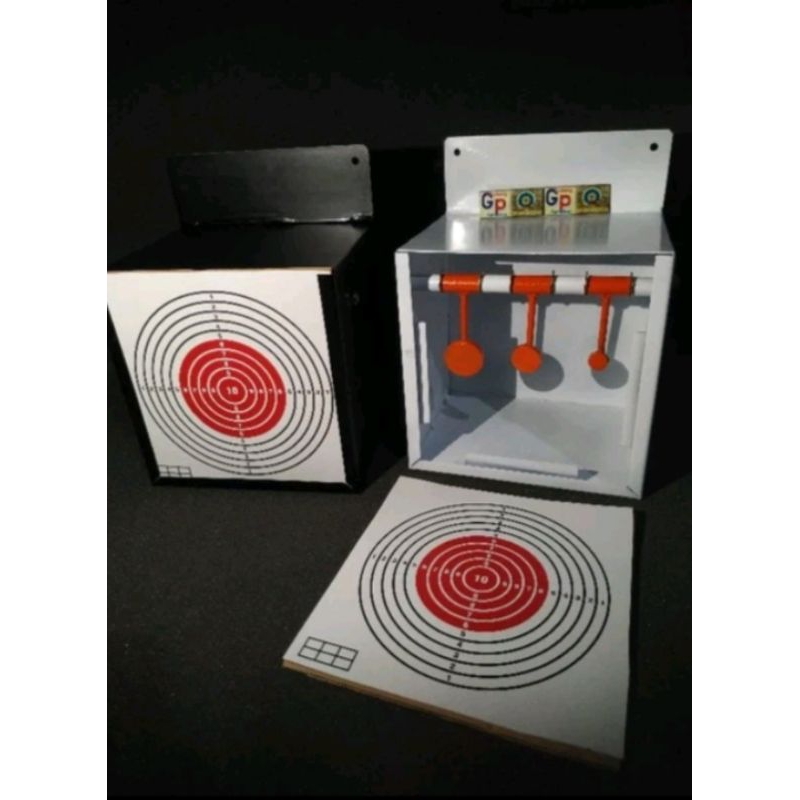 sasaran tembak 2 fungsi bisa pake yg kertas atau yg bulat