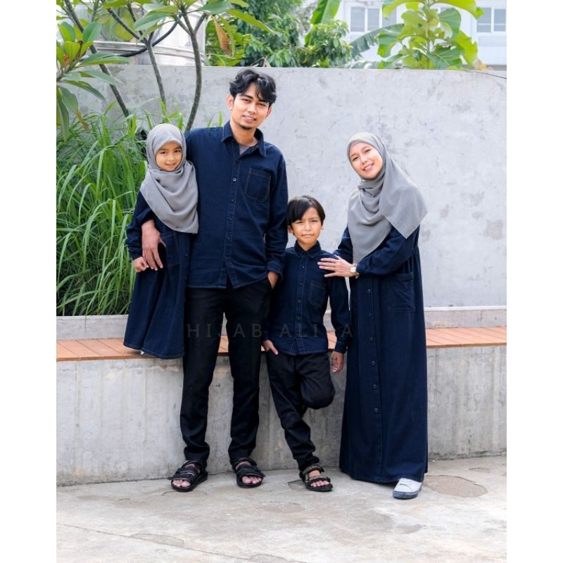 Gamis Denim Pocket By Hijab Alila