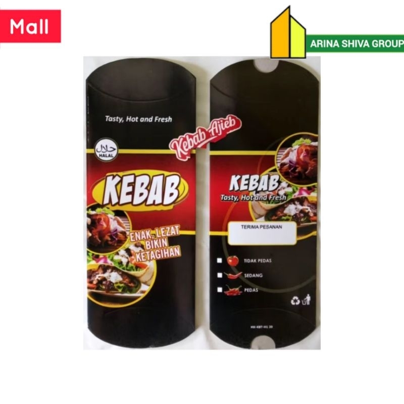 

100 LEMBAR KEMASAN KEBAB MINI IVORI PUTIH UKURAN 21 × 9.5 CM HIGH QUALITY TEBAL PRODUK TERBARU | KERTAS KEBAB TARIKAN MINI KEKINIAN | DUS KEBAB MINI VIRAL TIKTOK | BOX KEBAB TARIKAN MINI MURAH | TOKO KEBAB OFFICIAL | ARINA SHIVA GROUP 2790