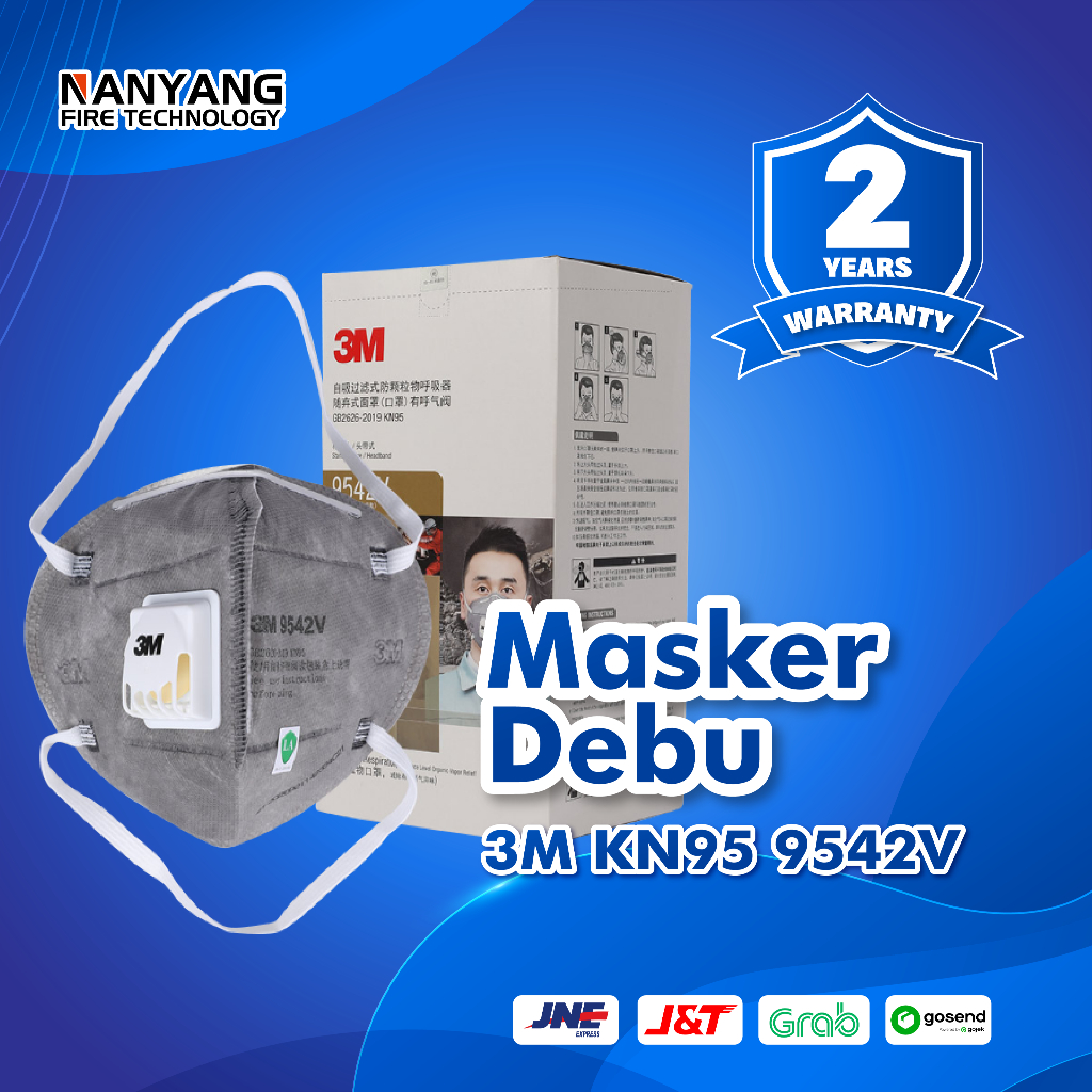 Masker Debu 3M KN95 9542V