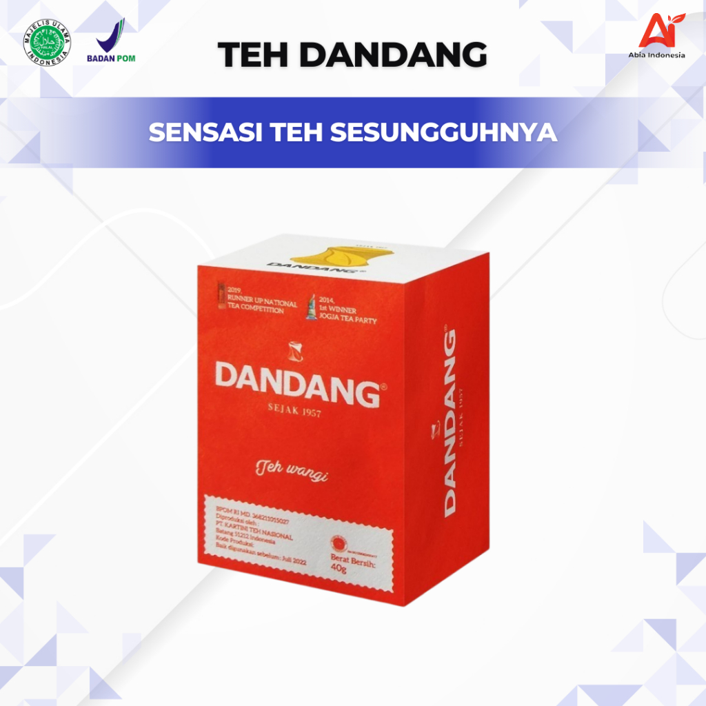 

Teh Dandang Merah 40gr - Teh Cap Dandang Merah - Teh Tubruk - 1 Slop isi 10 Box 40gr