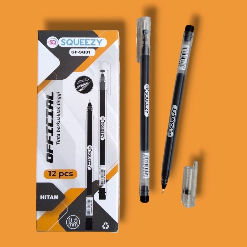 

Pen Gel 0,5 mm Squeezy GP-SQ01 (Isi 12 pcs)