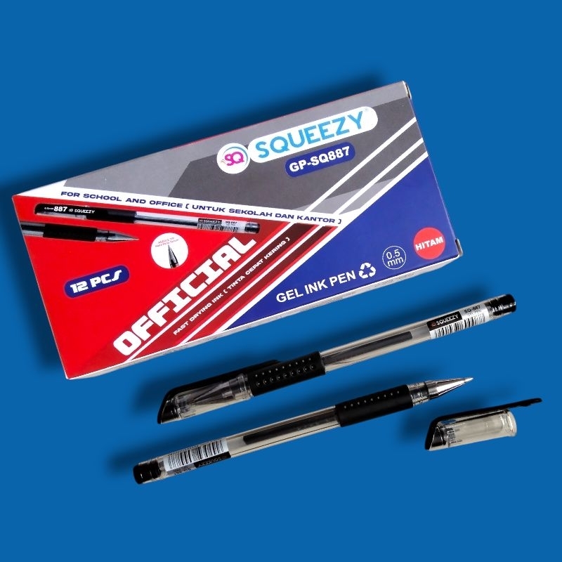 

Pen Gel Squeezy GP-SQ887 (Isi 12 pcs)