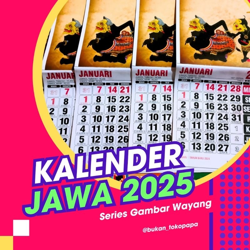 

KALENDER WUKU JAWA 2025 || Gambar Wayang Punokawan
