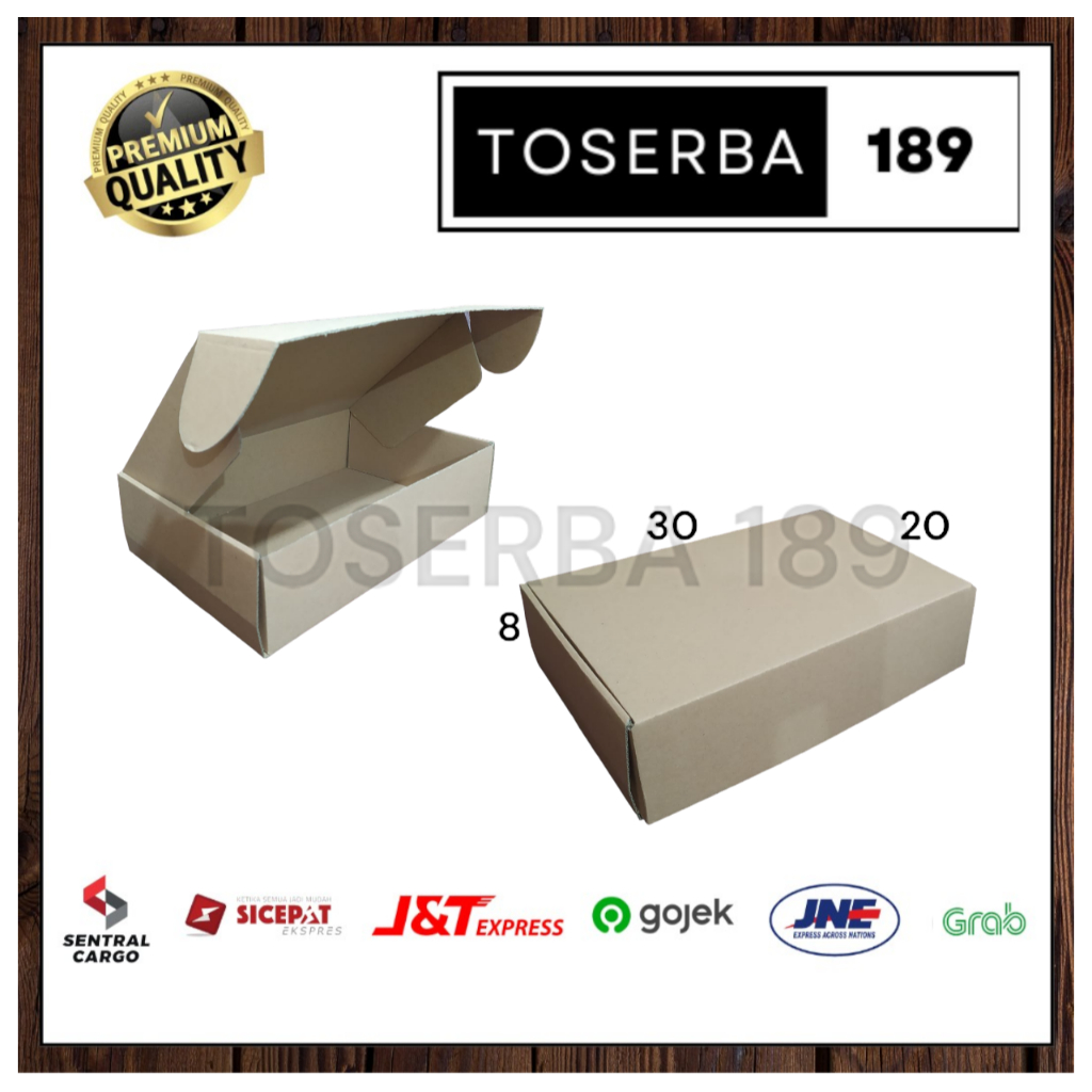 

kardus packing diecut/box pizza uk 30x20x8 cm earlock