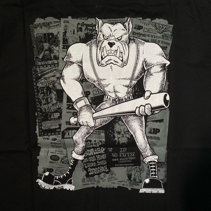 ZIP HARDCORE x LAWLESS JAKARTA - Bulldog - New - Free Poster & sticker
