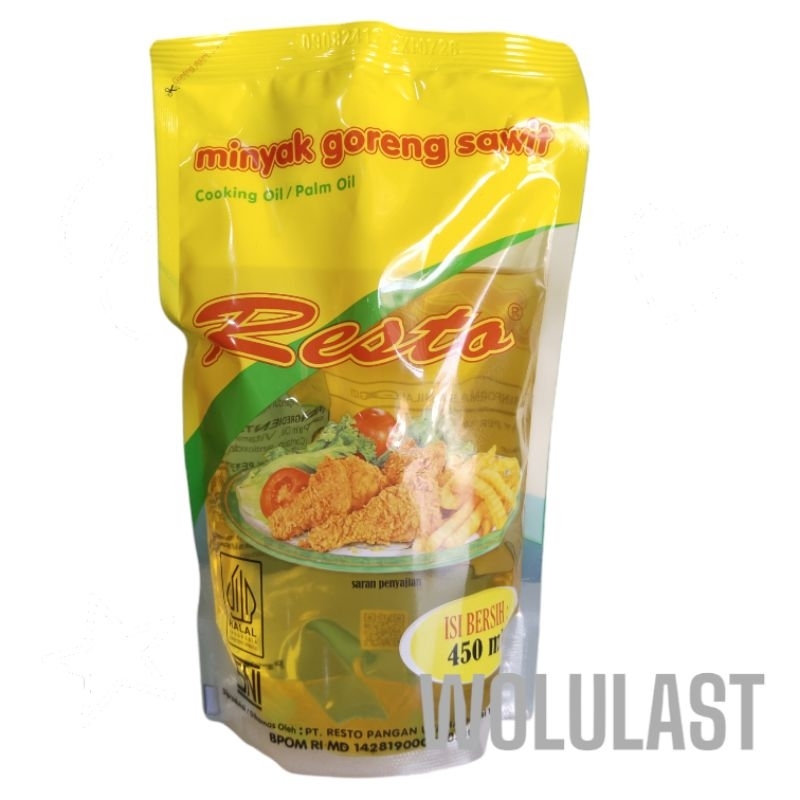 

Minyak Goreng Resto 450 ml / 900 ml / 1800 ml