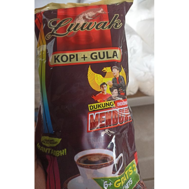

kopi plus gula luwak renceng isi 9