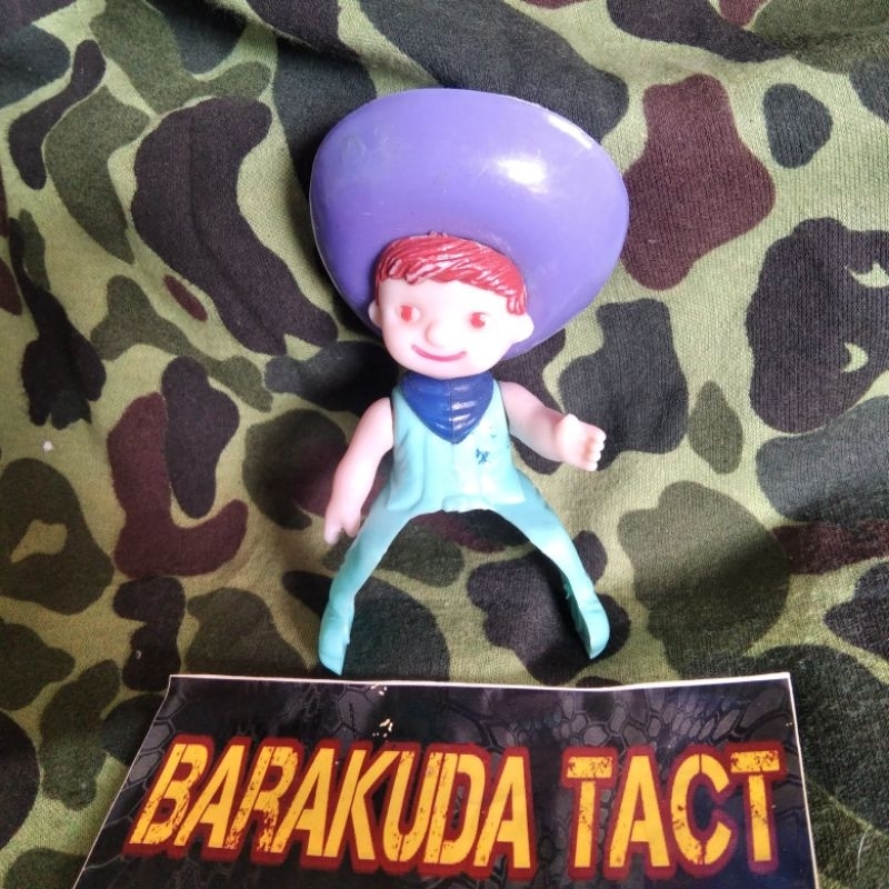 Cowboy Figure Koboi Penunggang Kuda Figur Wild West Jadul