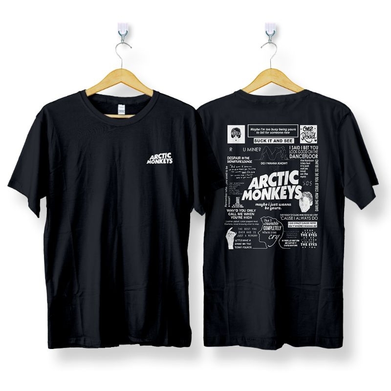 Kaos Band | Kaos Arctic Monkeys Suck it and See | Tshirt Artic Monkeys | Kaos Band Metal Rock | PREM
