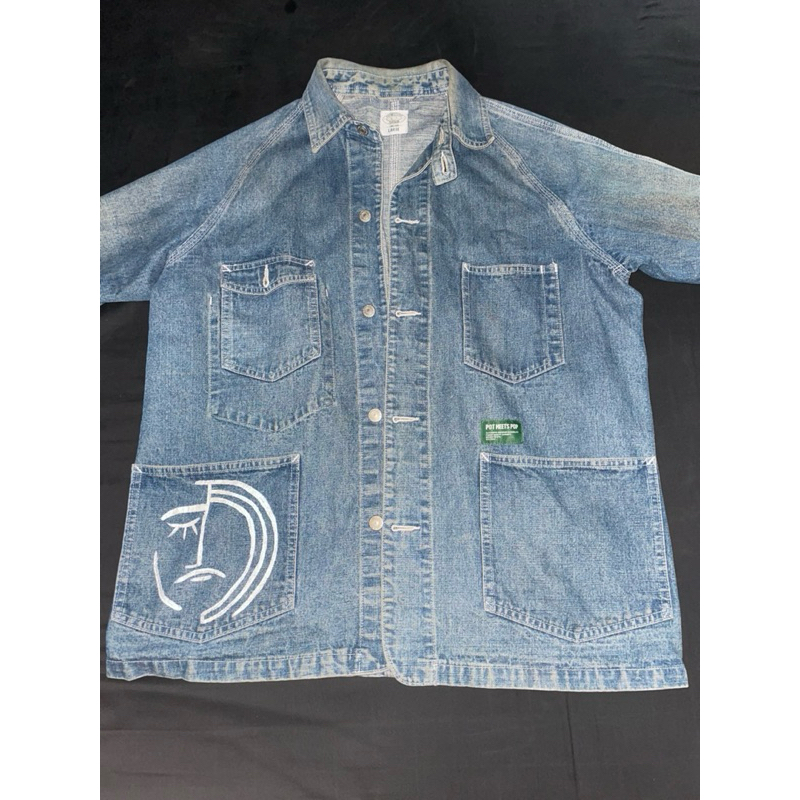 Pot Meets Pop Denim Jacket