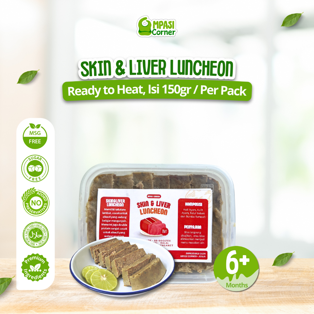 

MPASI Corner Skin & Liver Luncheon Ready To Heat 6+Mo 150 gr