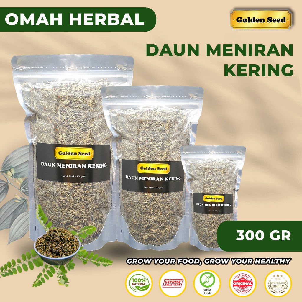 

DAUN MENIRAN KERING 300 GRAM PREMIUM ASLI 100% - 300 GR