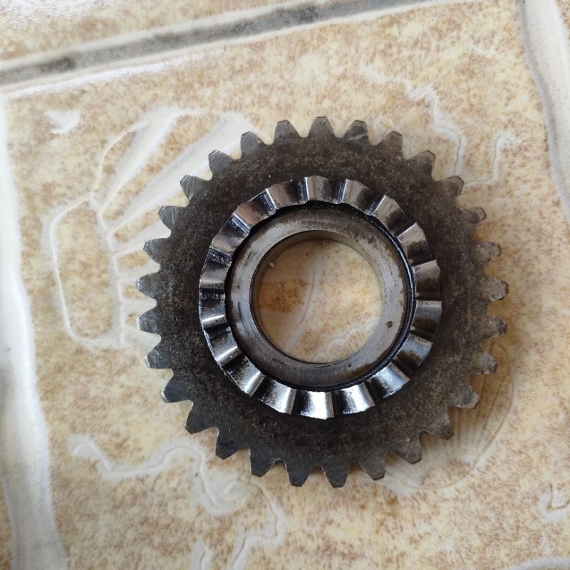 gear kick stater engkol selah Honda gl 125 original copotan