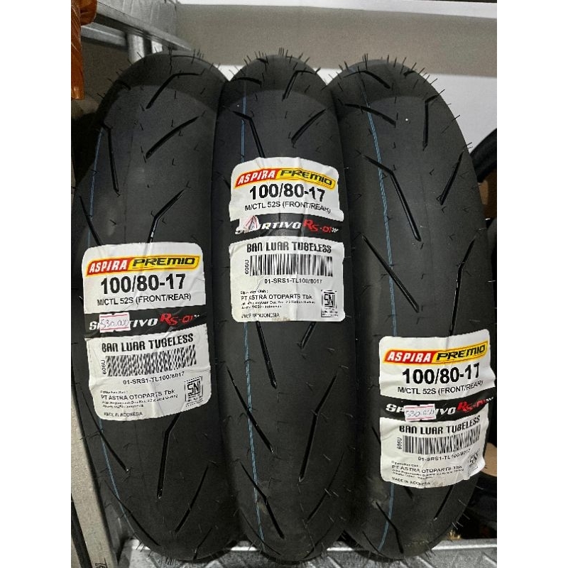 Ban tubelles Aspira premio ring 17*100/80