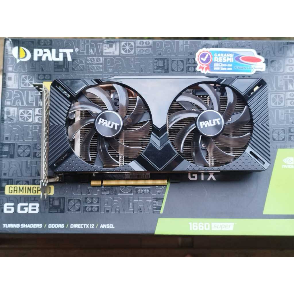 PALIT GTX 1660S SUPER 6GB 192BIT DDR6 LIKE NEW