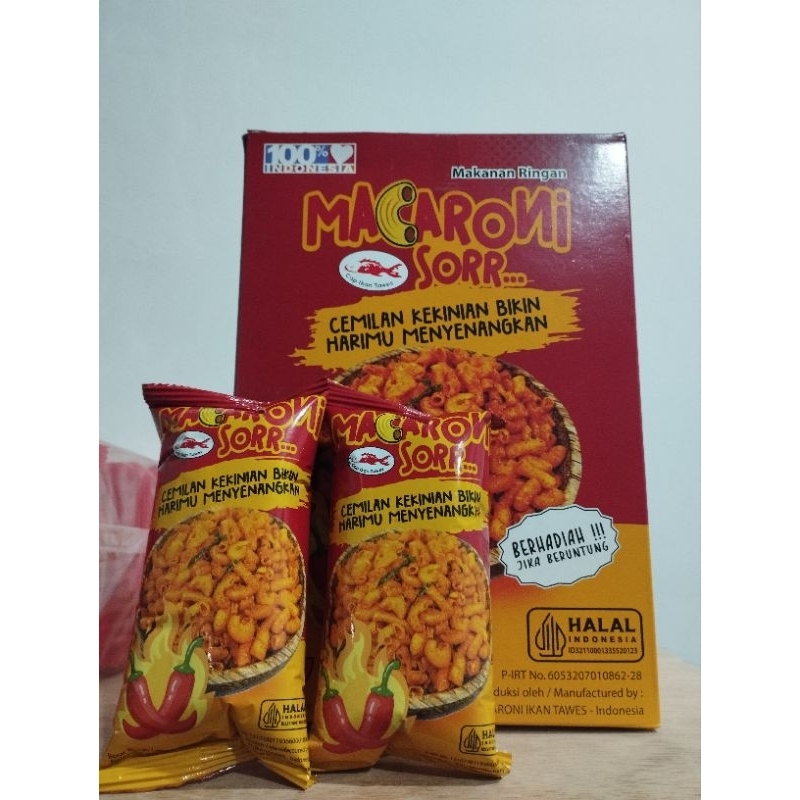 

Macaroni sorr camilan kekinian berhadiah