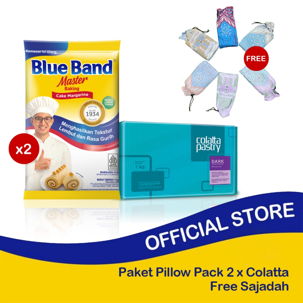 

Paket Pillow Pack 2pcs x Colatta Free Sajadah