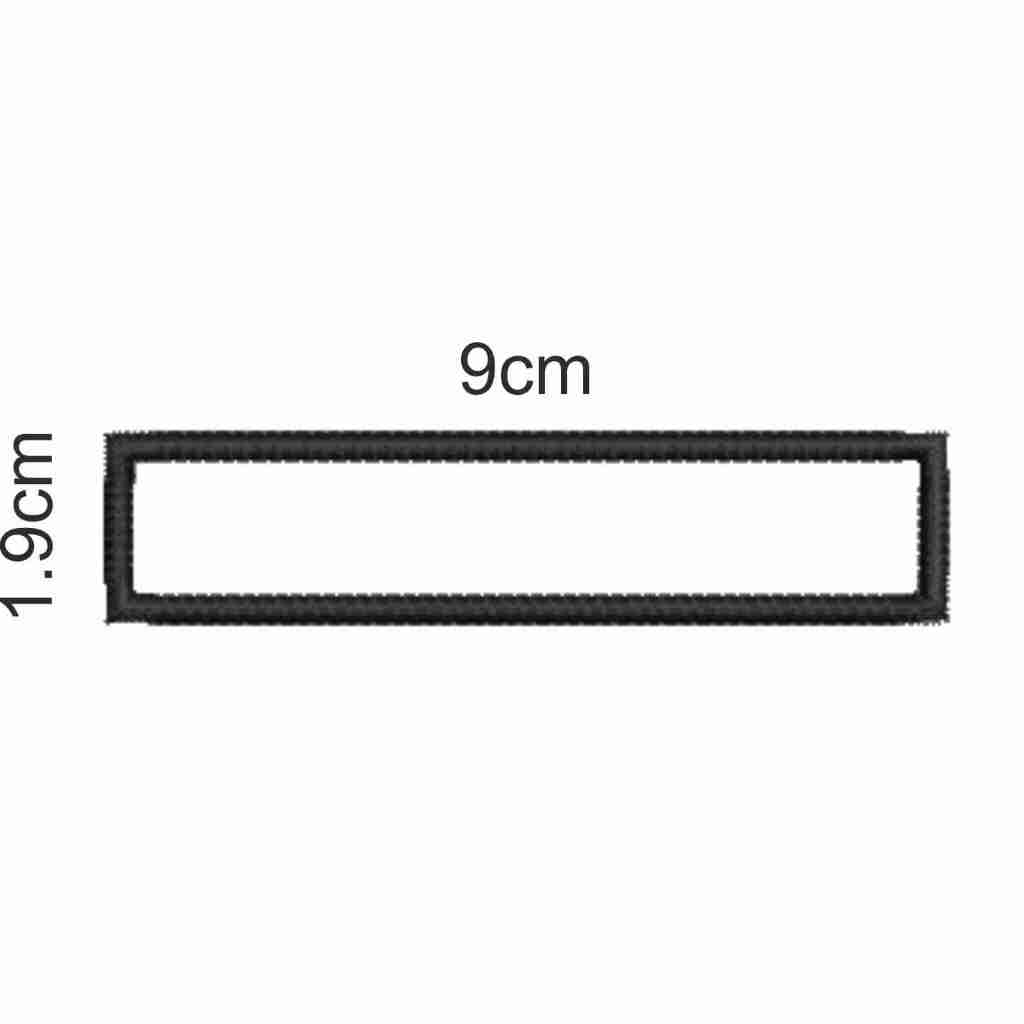 KOTAK NAMA SISWA BORDIR KOSONGAN UNTUK CUSTOM BORDIR MANUAL