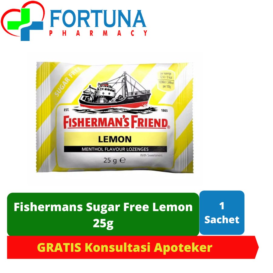 

Fishermans Sugar Free Lemon 25g