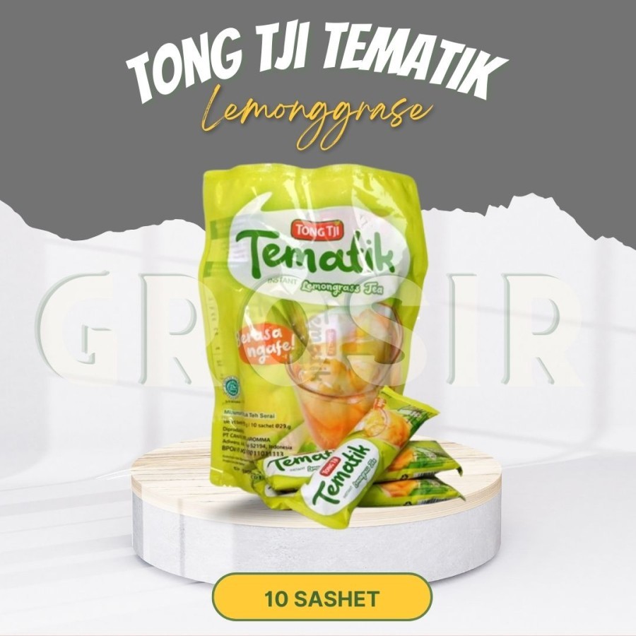 

Teh Kemasan / Teh Tong Tji Tematik 4 Varian Rasa Isi 10 Sashet / Halal