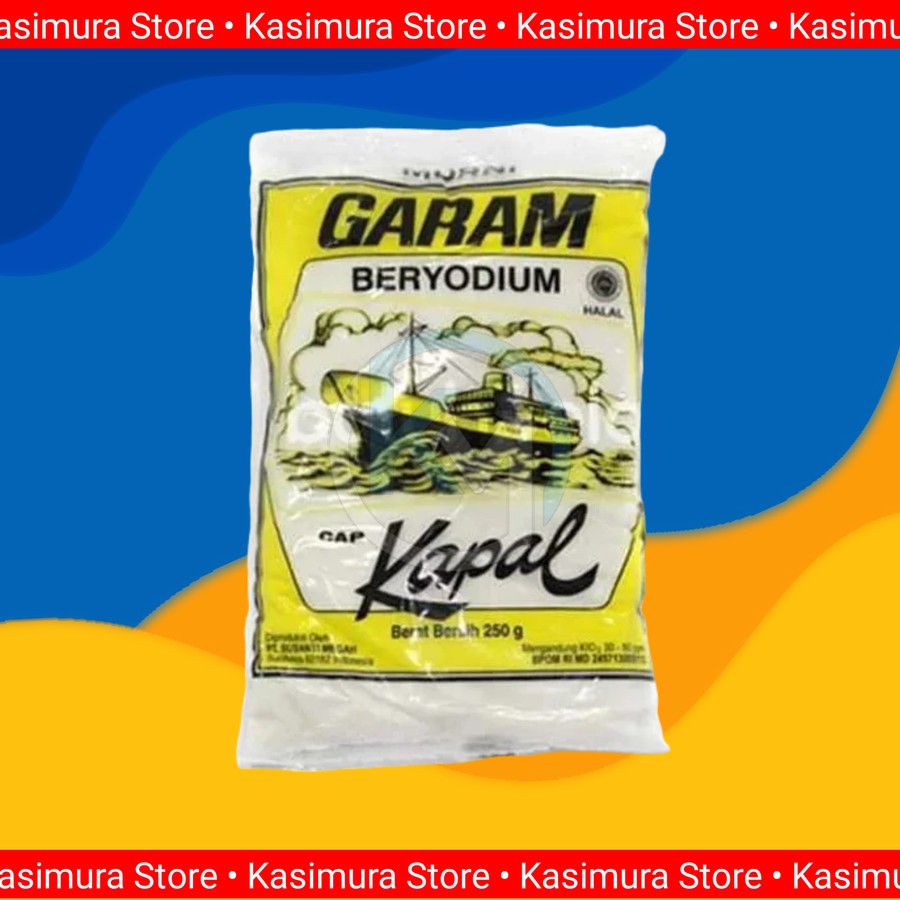 

Garam Dapur Cap Kapal/Perahu 250gr